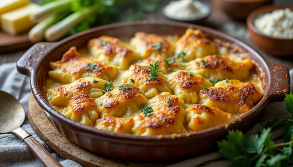 découvrez notre recette facile et rapide de gratin de cardons au roux maison, un plat savoureux et réconfortant à préparer en un rien de temps.