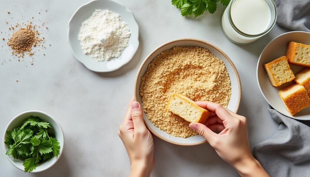 découvrez 5 astuces simples pour réussir une panure sans œuf, idéale pour une cuisine légère et savoureuse. apprenez à préparer une chapelure croustillante et gourmande facilement.