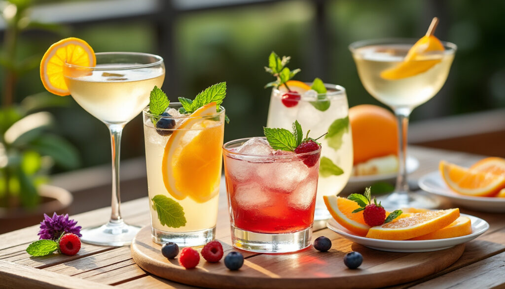 découvrez 9 recettes faciles et rafraîchissantes de cocktails au vin blanc parfaits pour un apéro convivial et estival. faites le plein d'idées gourmandes et originales !