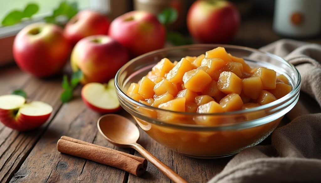 découvrez la recette facile et traditionnelle de la compote de pommes grand-mère, un délicieux dessert maison alliant douceur et authenticité.