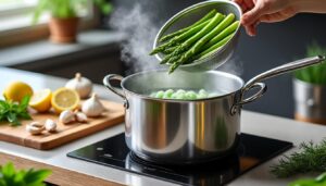 découvrez nos astuces pour réussir la cuisson des asperges congelées rapidement et facilement, afin de savourer des légumes tendres et savoureux à chaque repas.