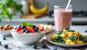 découvrez des recettes rapides et protéinées pour un petit déjeuner en sèche efficace, facile à préparer pour bien démarrer la journée et optimiser votre perte de poids.