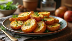 découvrez notre recette authentique de pommes de terre au four croustillantes, préparées comme chez grand-mère pour un goût traditionnel et savoureux.