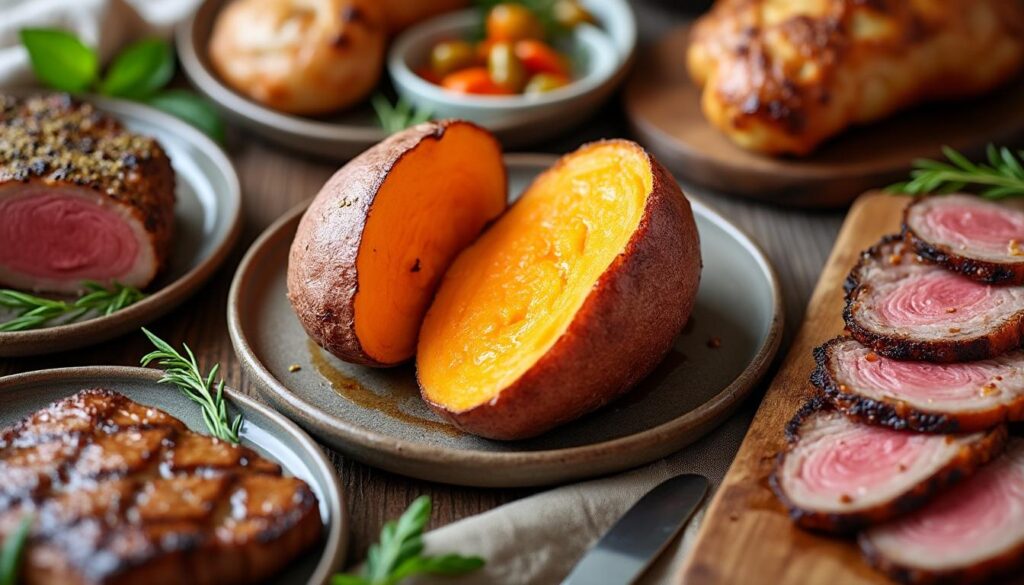 découvrez quelle viande choisir pour sublimer la patate douce parfaite et créer un repas savoureux et équilibré.