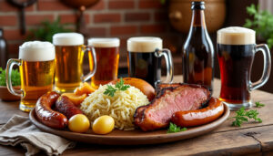 découvrez quelle bière choisir pour accompagner parfaitement votre choucroute et sublimer ce plat traditionnel alsacien avec des accords savoureux.