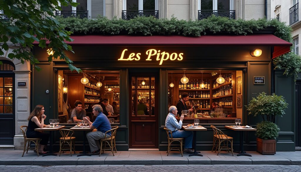 découvrez les pipos paris 5ème, un bistrot traditionnel chaleureux offrant une sélection unique de vins dans sa cave à vins. parfait pour savourer une cuisine authentique et des moments conviviaux au cœur de paris.