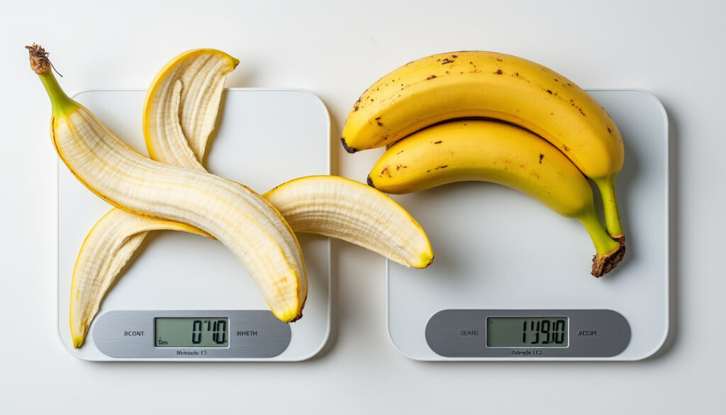 découvrez le poids détaillé d’une banane moyenne avec et sans la peau, pour mieux comprendre ses valeurs nutritionnelles et ajuster vos recettes.