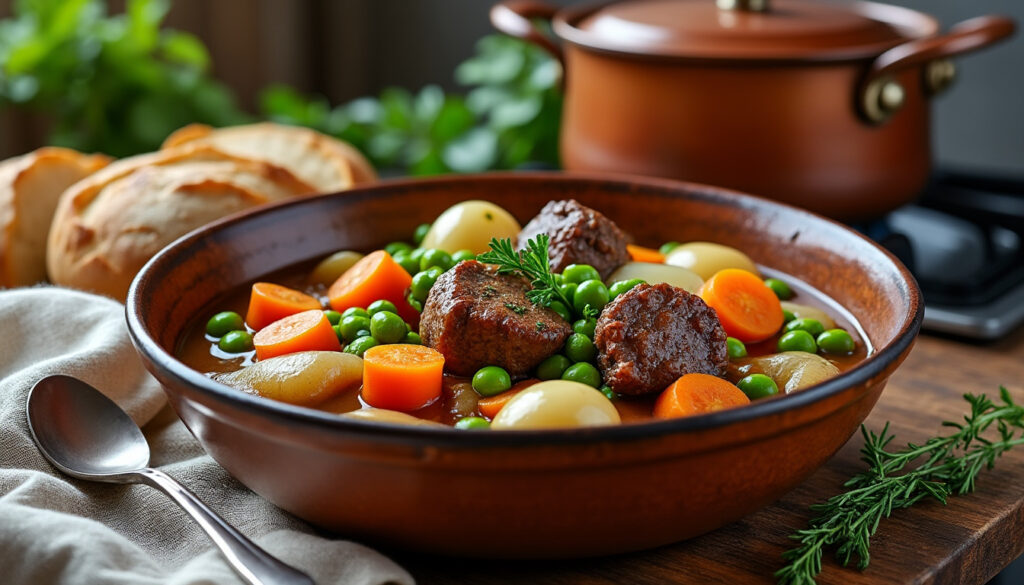 découvrez la recette traditionnelle du navarin d'agneau grand-mère, un plat mijoté savoureux et réconfortant, parfait pour ravir vos papilles avec des saveurs authentiques.