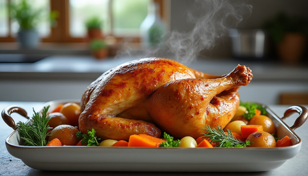 découvrez les astuces clés pour un temps de cuisson parfait du chapon au four et réussissez un plat savoureux et tendre à chaque fois.
