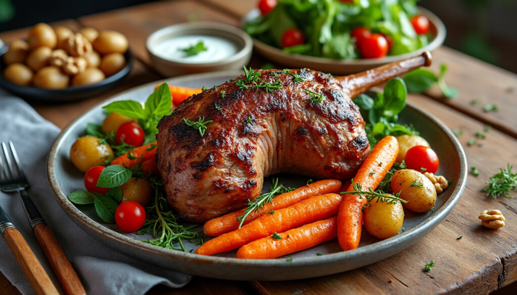 découvrez des accompagnements originaux et faciles à préparer pour sublimer votre gigot d'agneau et impressionner vos convives.