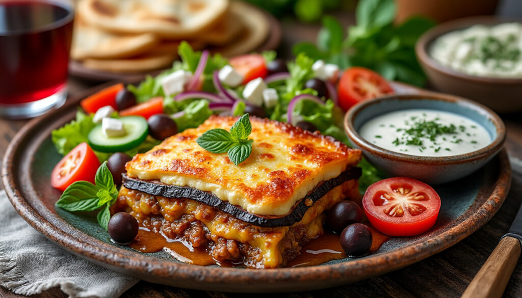 découvrez des idées simples et savoureuses d'accompagnements pour sublimer votre moussaka et réussir facilement votre repas.