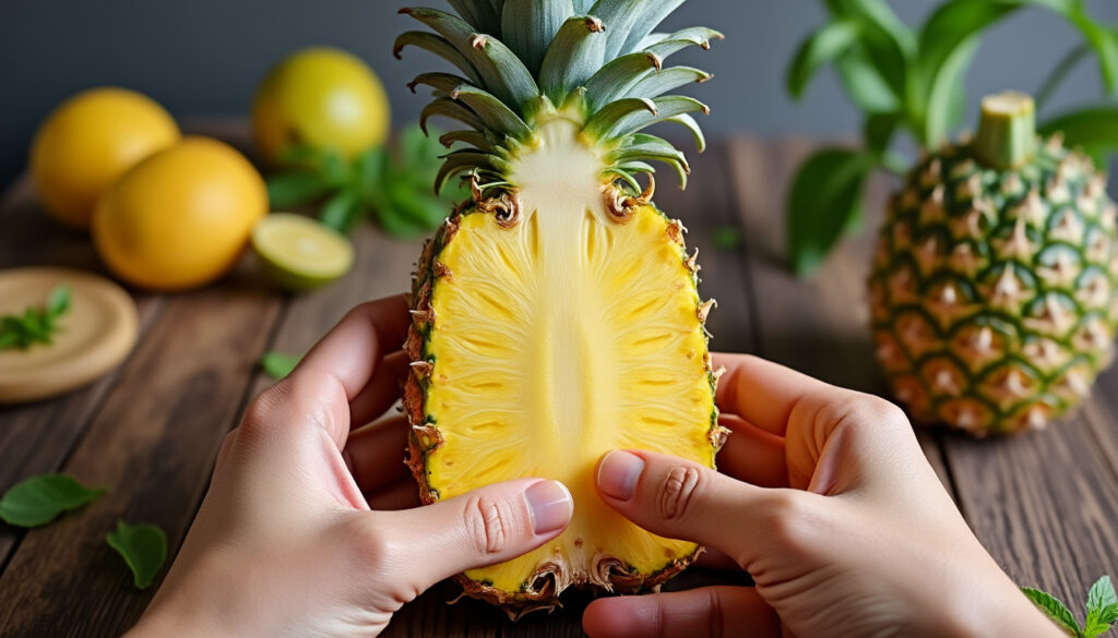 découvrez comment reconnaître un ananas mûr grâce à des signes simples et efficaces pour choisir le fruit parfait à chaque fois.