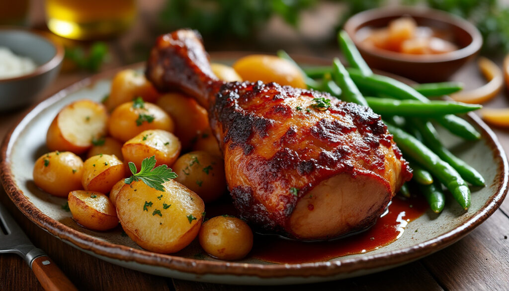 découvrez des idées simples et savoureuses pour accompagner votre cuisse de canard confit et sublimer ce plat traditionnel français.