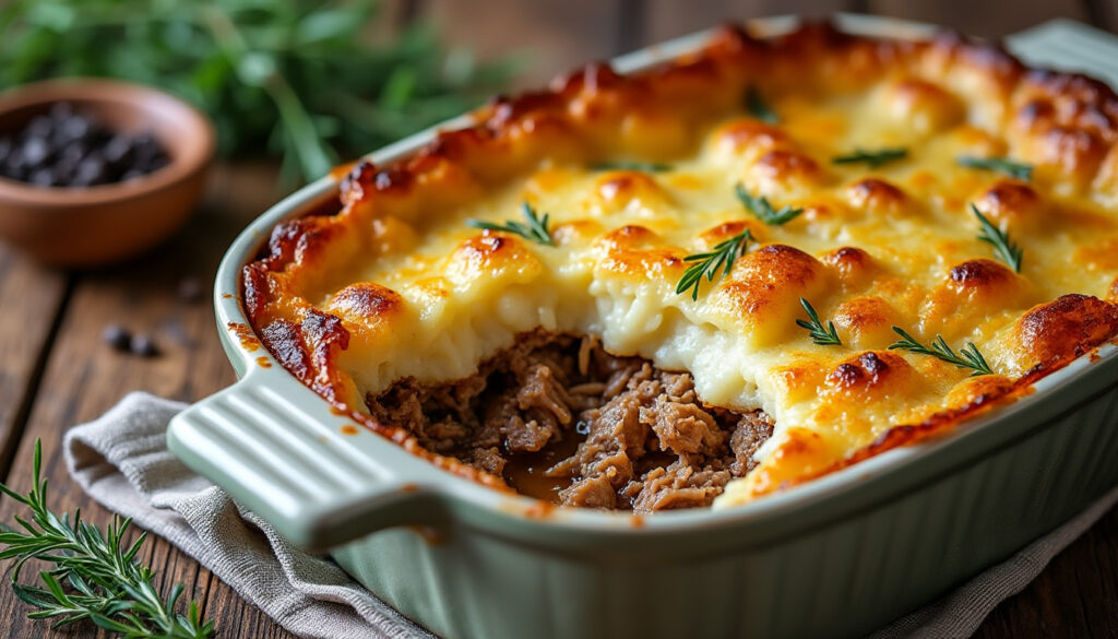 découvrez la recette facile et fondante du parmentier de canard grand-mère, un plat traditionnel savoureux à préparer en toute simplicité.