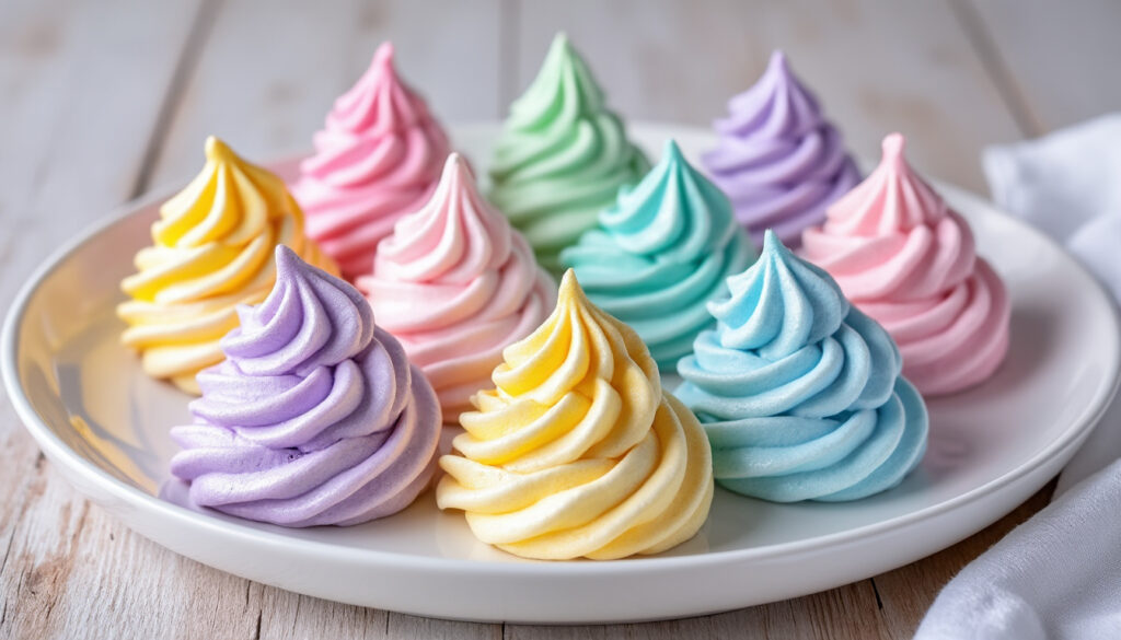 découvrez notre recette rapide et facile de crotte de licorne meringue, une douceur colorée qui émerveillera petits et grands avec ses couleurs éclatantes et sa texture légère.