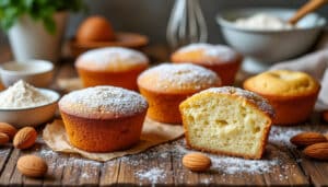 découvrez notre recette facile et rapide de gâteaux moelleux à la poudre d'amande, idéale pour un dessert gourmand et savoureux en toute simplicité.