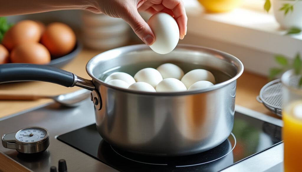 découvrez nos astuces pour réussir la cuisson des œufs durs en partant de l'eau froide. guide facile pour un jaune parfait et une cuisson idéale.