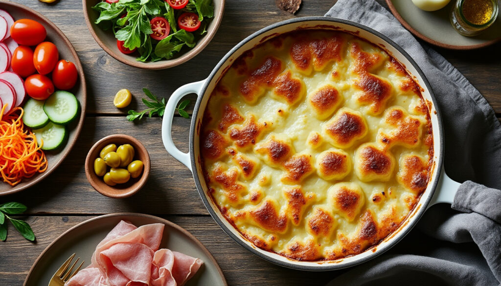 découvrez des accompagnements frais et légers pour équilibrer une tartiflette et sa charcuterie : salades croquantes, légumes de saison et idées gourmandes.